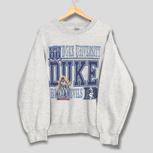 Vintage Duke University Sweatshirt, Retro Duke Blue Devils Basketball Shirt Tee - Picture 1 of 2